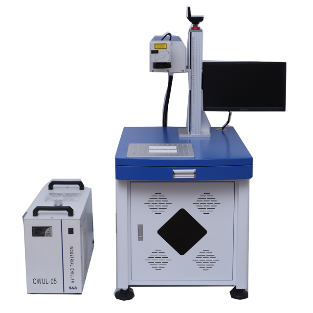 Machine de gravure de marquage laser UV de bureau 5 watts