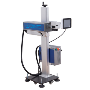 Machine de marquage laser CO2 volante à convoyeur