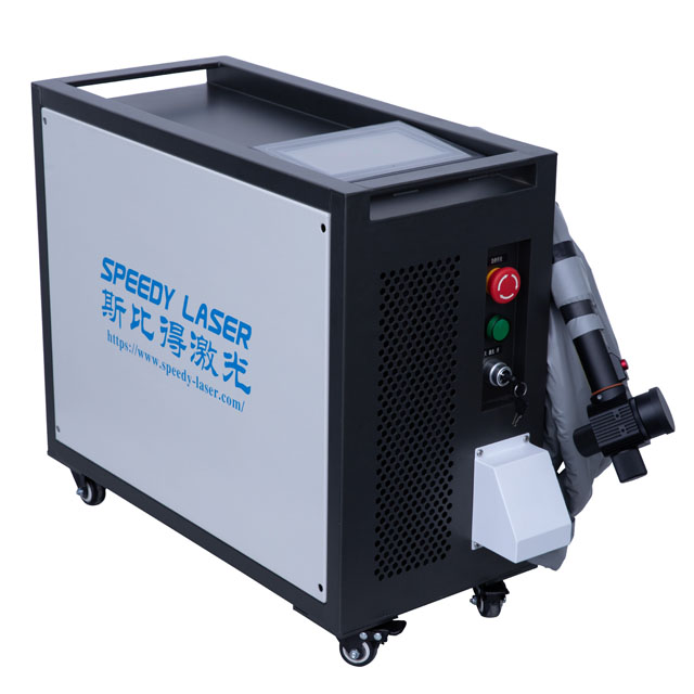 Nettoyage laser refroidi par air pour surfaces industrielles